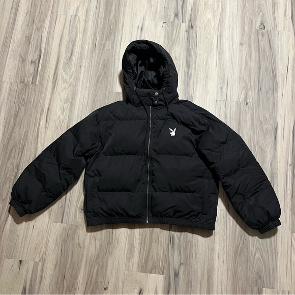 PLAYBOY Jackets & Blazers - Playboy by Pacsun 2020 Enterprises Black Puffer Jacket